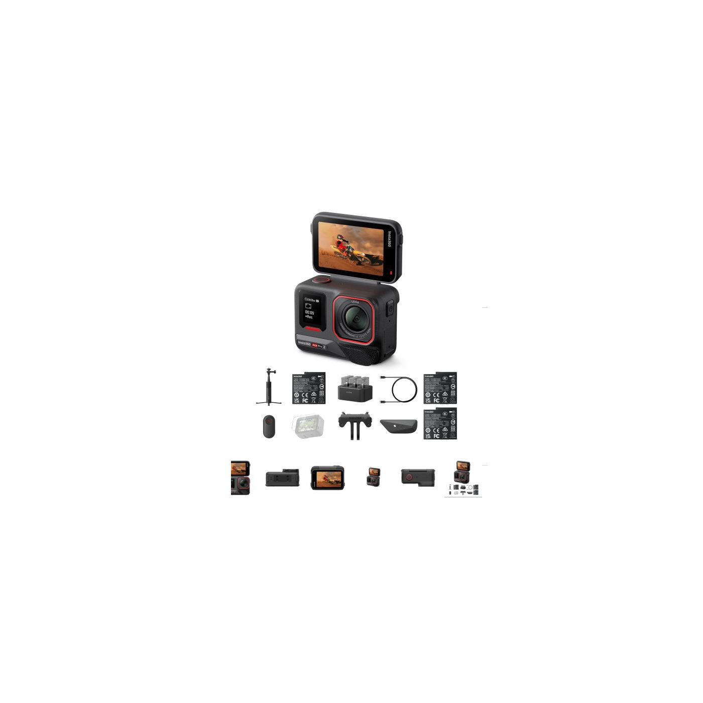 מצלמת אקסטרים Insta360 AcePro2 Creator Bundle